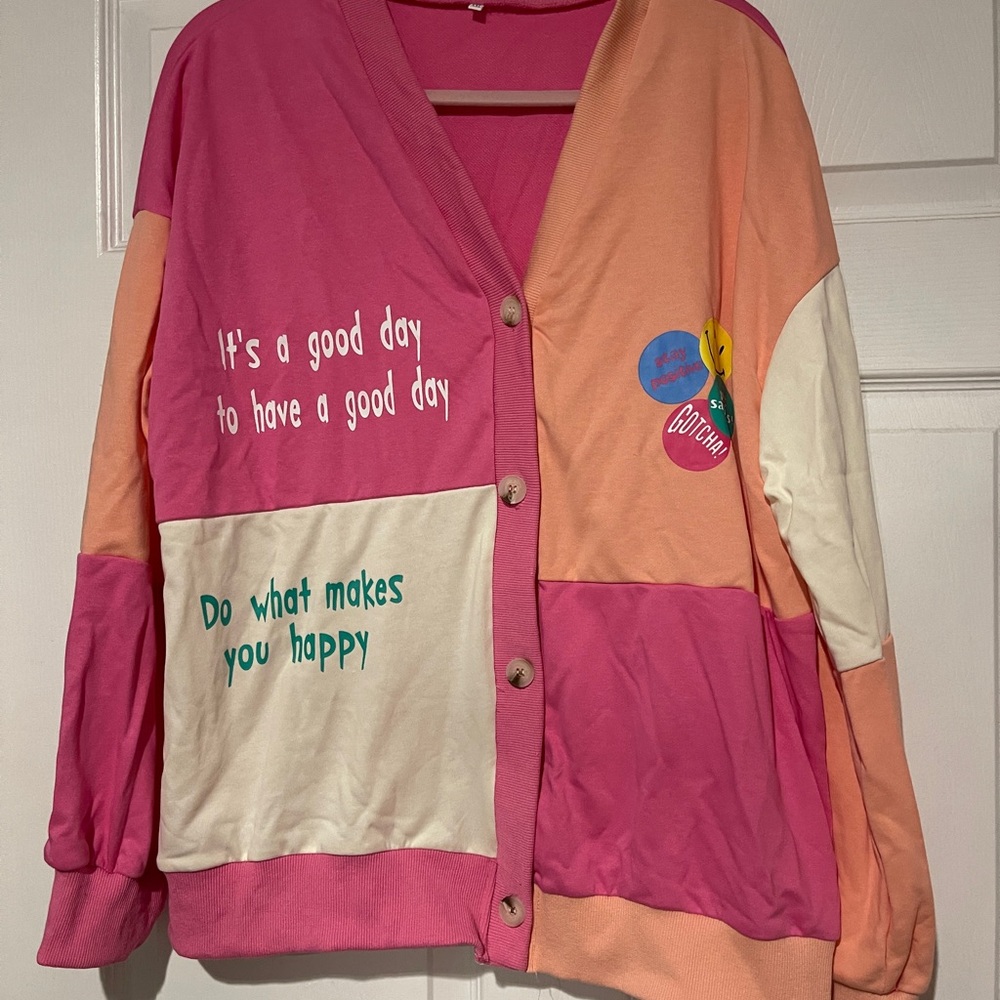 Adorable Colorblock Matching Set - Picture 2 of 5